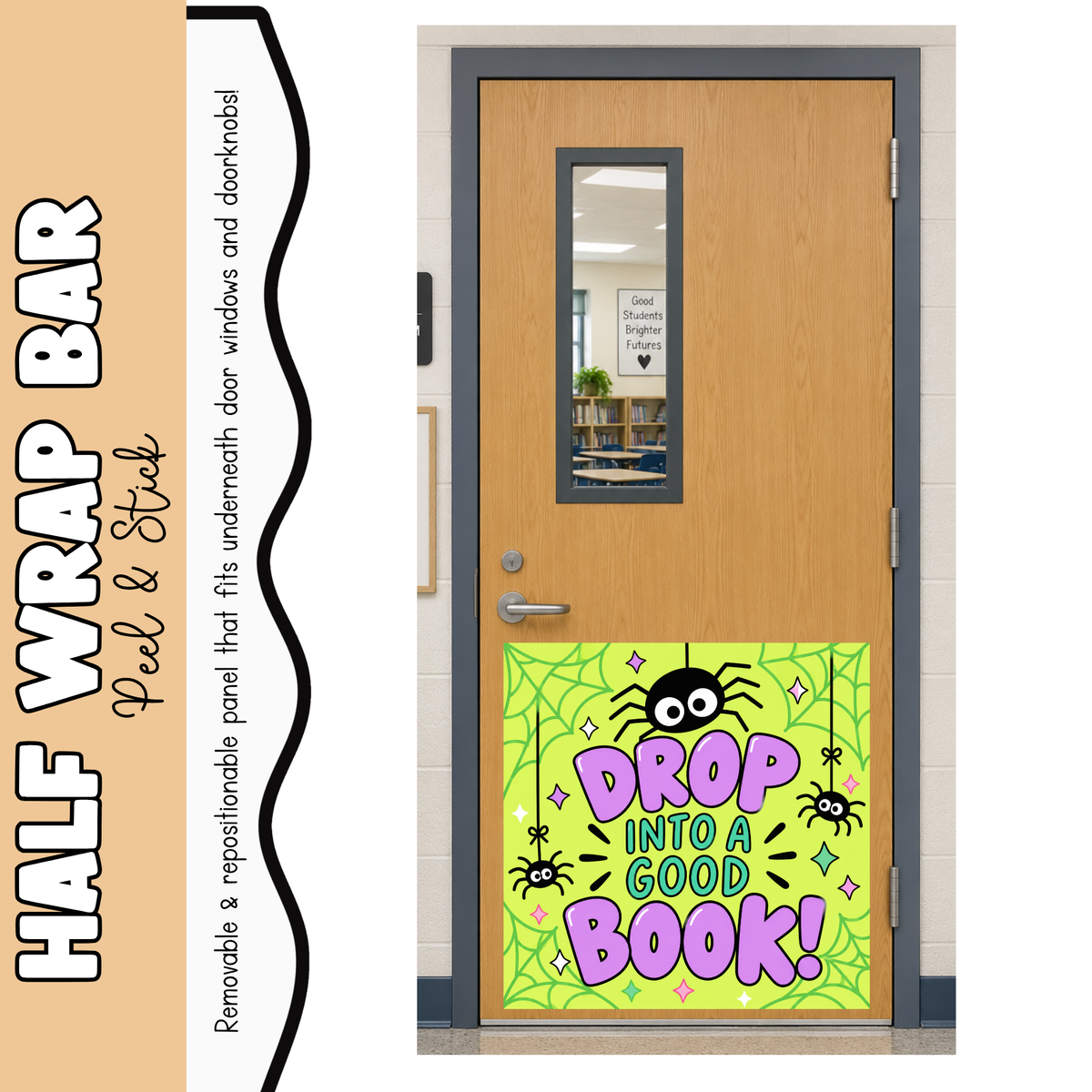 Drop into a Good Book Half Wrap