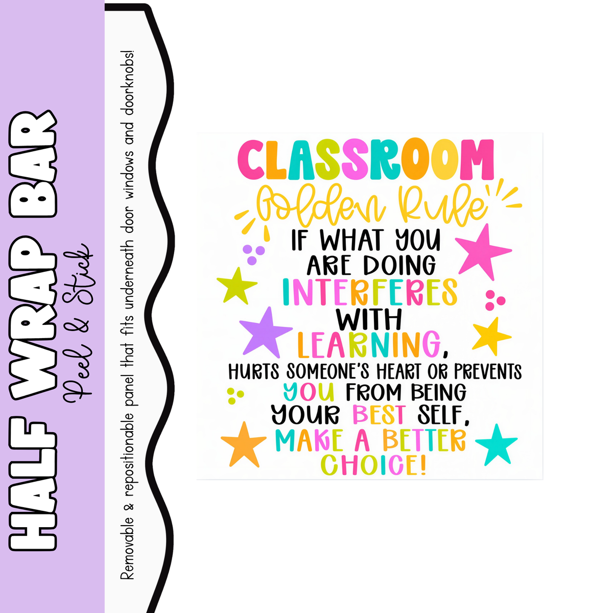 Golden Rule Half Wrap