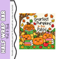 Smartest Pumpkins Half Wrap