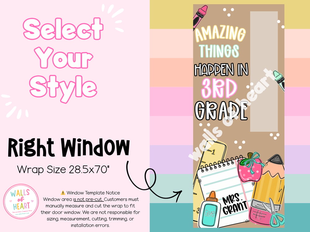 **Window Friendly! Amazing Things!