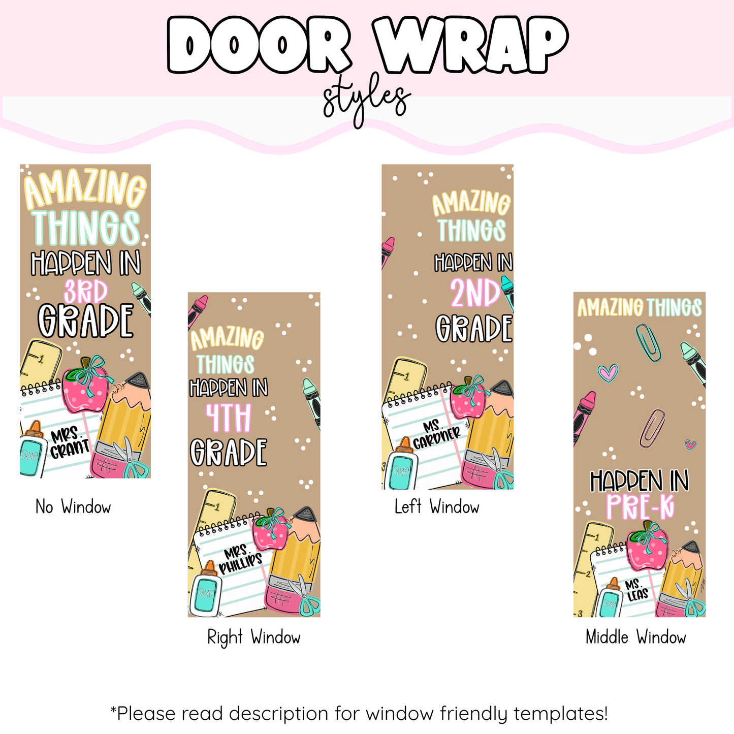 **Window Friendly! Amazing Things!
