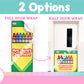 **Window Friendly! Crayon Peel & Stick Door Wrap