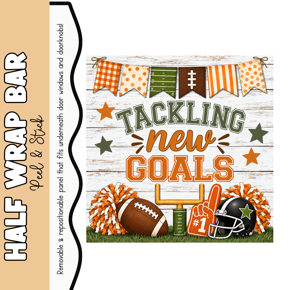 Tackling New Goals Half Wrap
