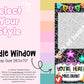 **Window Friendly! Happy Composition
