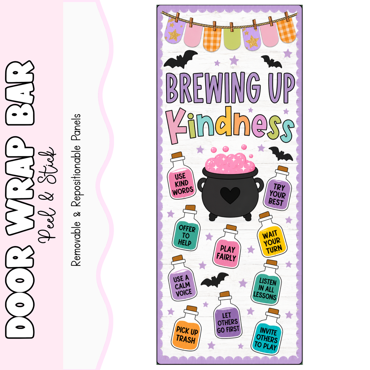 Brewing Kindness Door Wrap