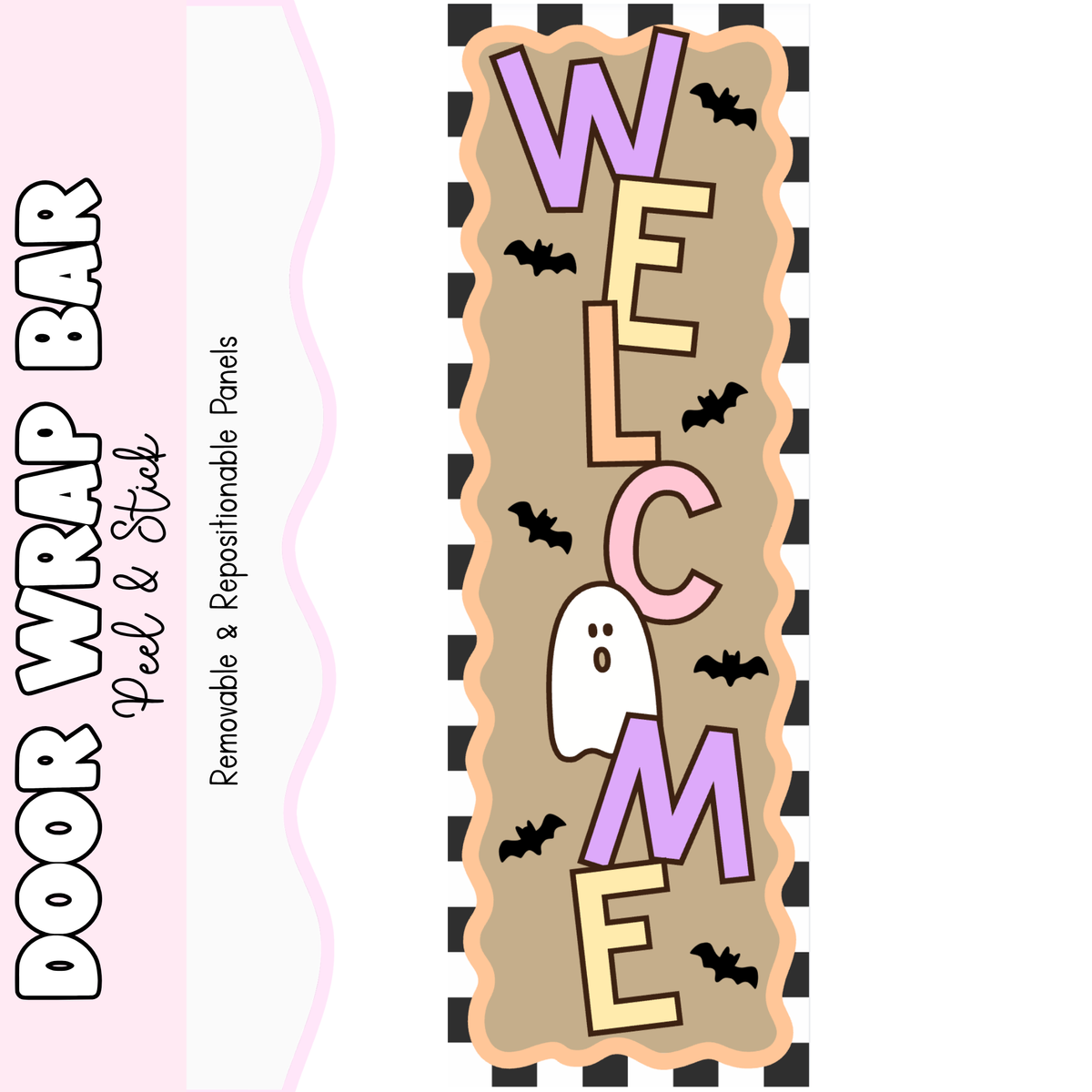 Ghostly Welcome Door Wrap