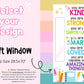 ** Window Friendly - Capable of Amazing Things