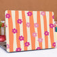 Retro Flower Laptop Wrap