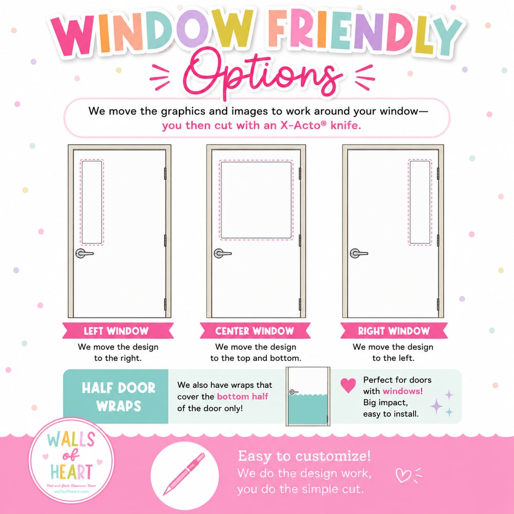 **Window Friendly! Amazing Things!