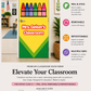 **Window Friendly! Crayon Peel & Stick Door Wrap
