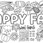 Fall Coloring Banner: BRAIN BREAK