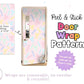 Pastel Bows and Crayons Door Pattern