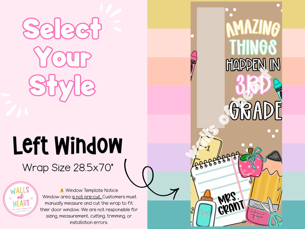 **Window Friendly! Amazing Things!