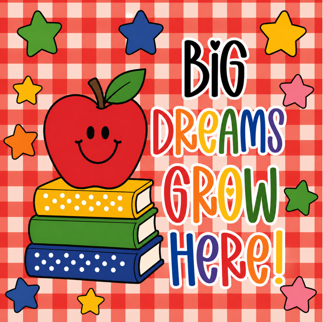 Big Dreams Grow Here Half Wrap